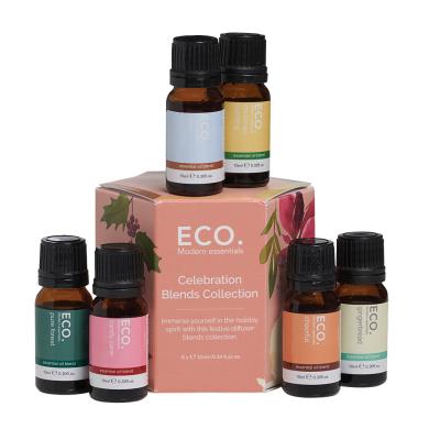 Eco Modern Essentials Aroma Essential Oil Blend Collection Celebration 10ml x 6 Pack